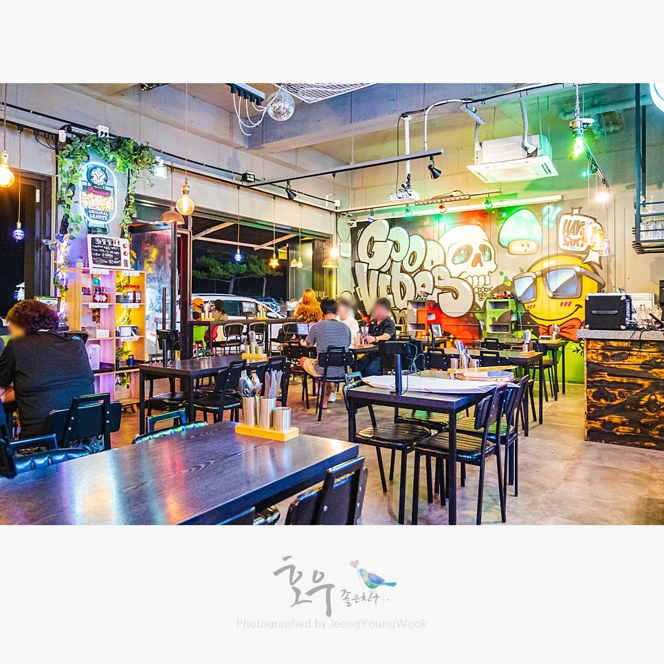 제주 해변 분위기 좋은 펍 제주도 함덕 술집 그라피티 19