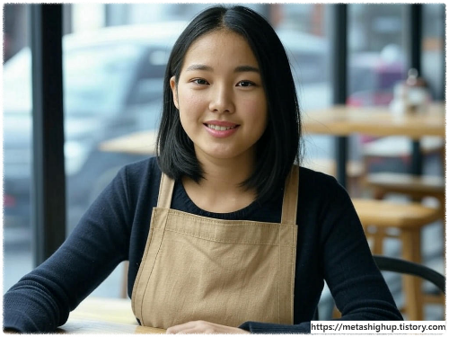 젊은 여성