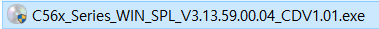 C56x_Series_WIN_SPL_V3.13.59.00.04_CDV1.01.exe 실행