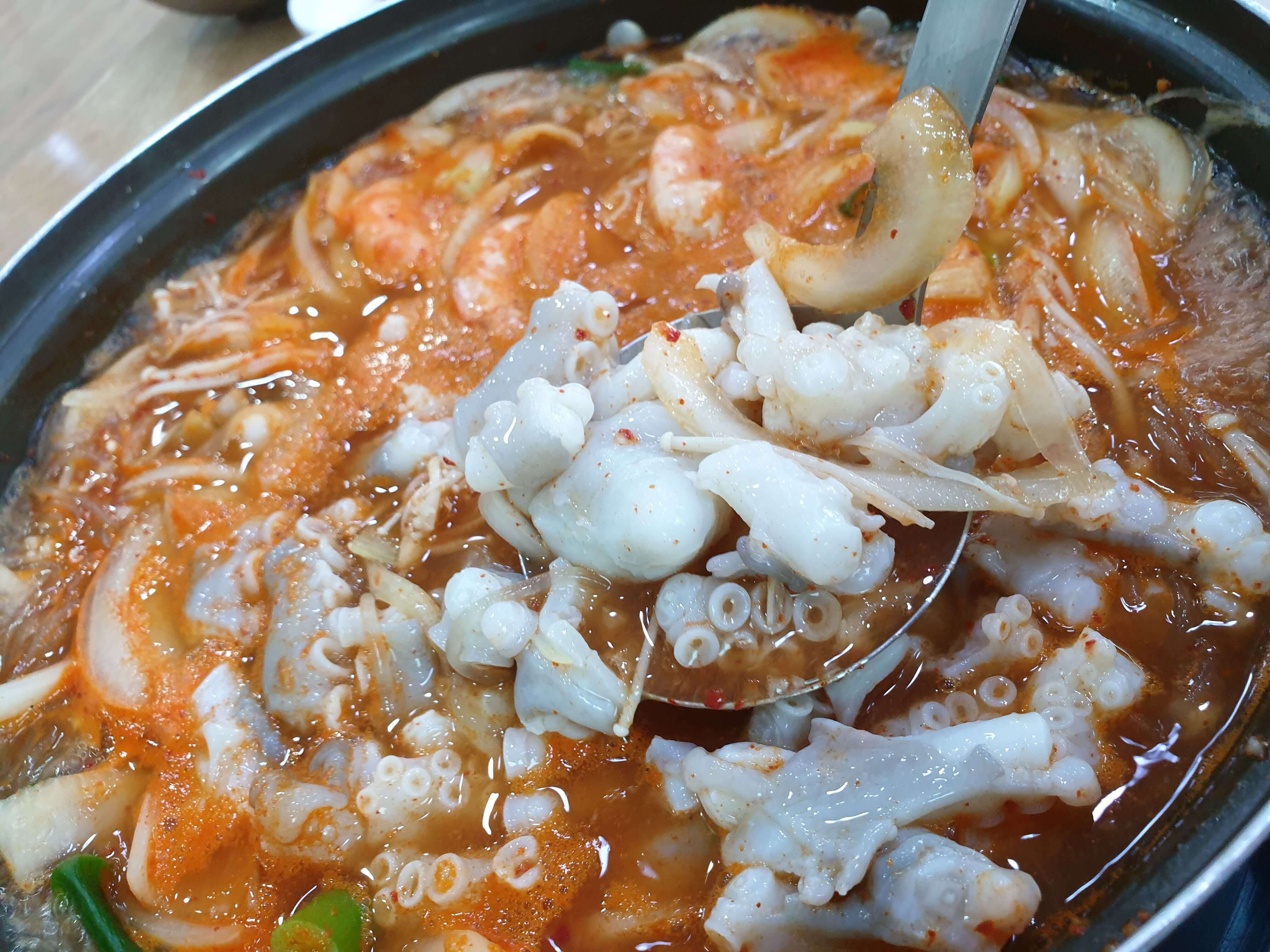 울산 남외동 맛집 낙지나라 산낙지전골
