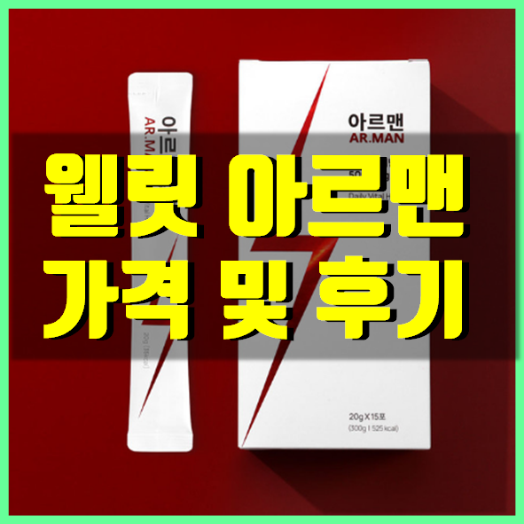  웰릿 아르맨 가격 후기