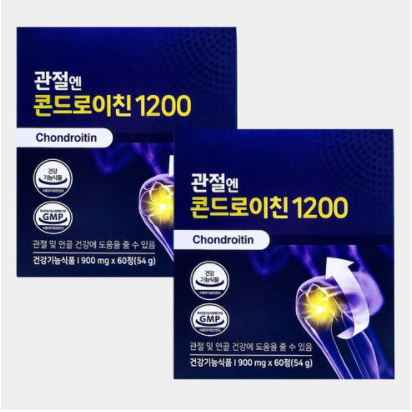 콘드로이친 관절엔 콘드로이친1200, 60정, 2개