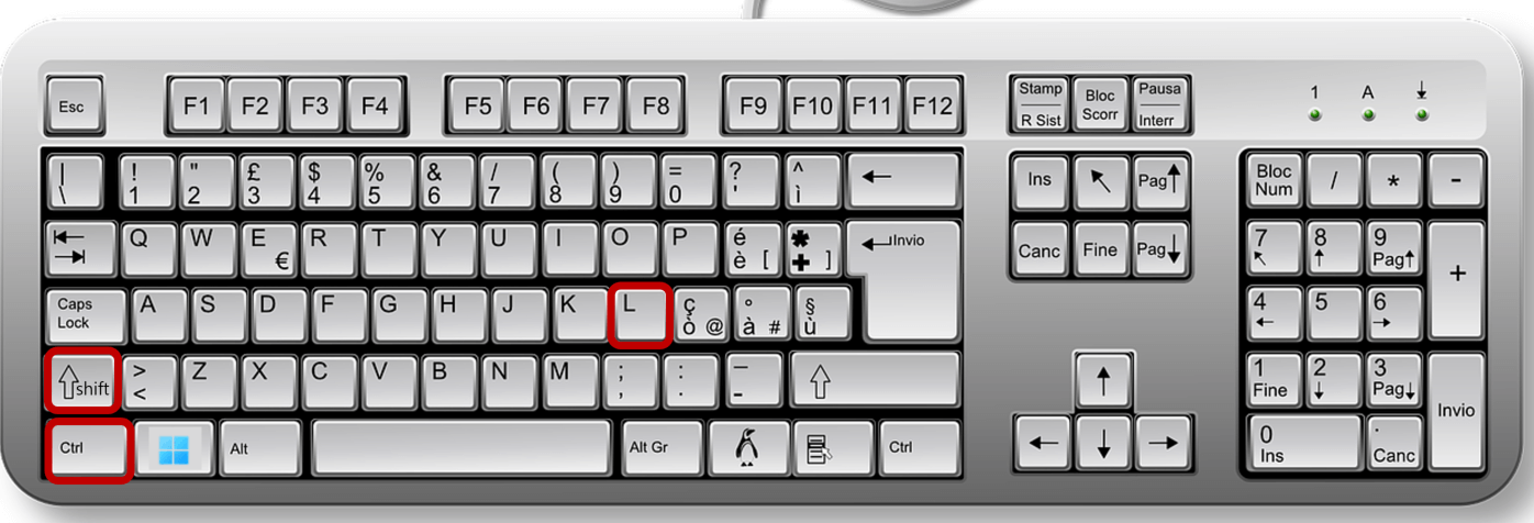 키보드 단축키를 이용한 필터 설정 방법