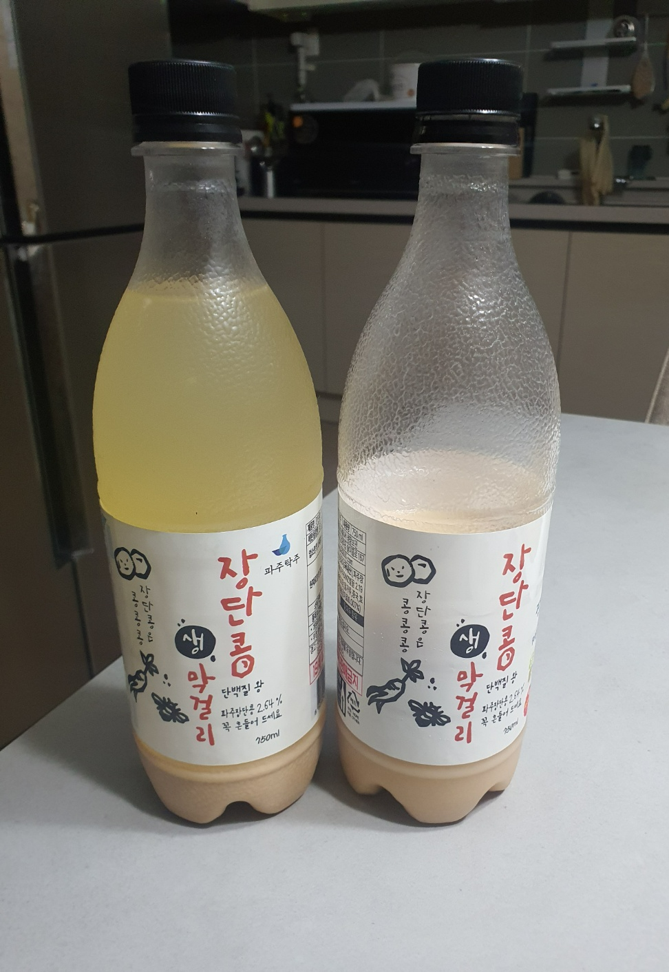 막걸리 두병