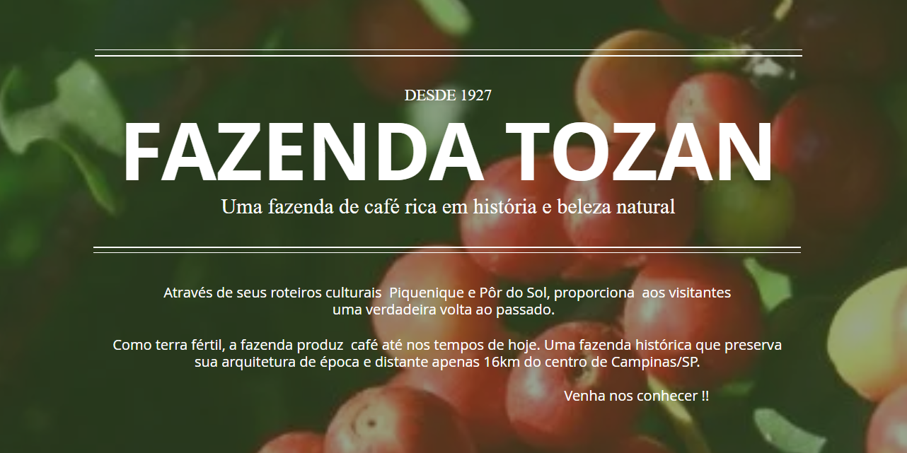  커피 농장 Fazenda Tozan [브라질-캄피나스]