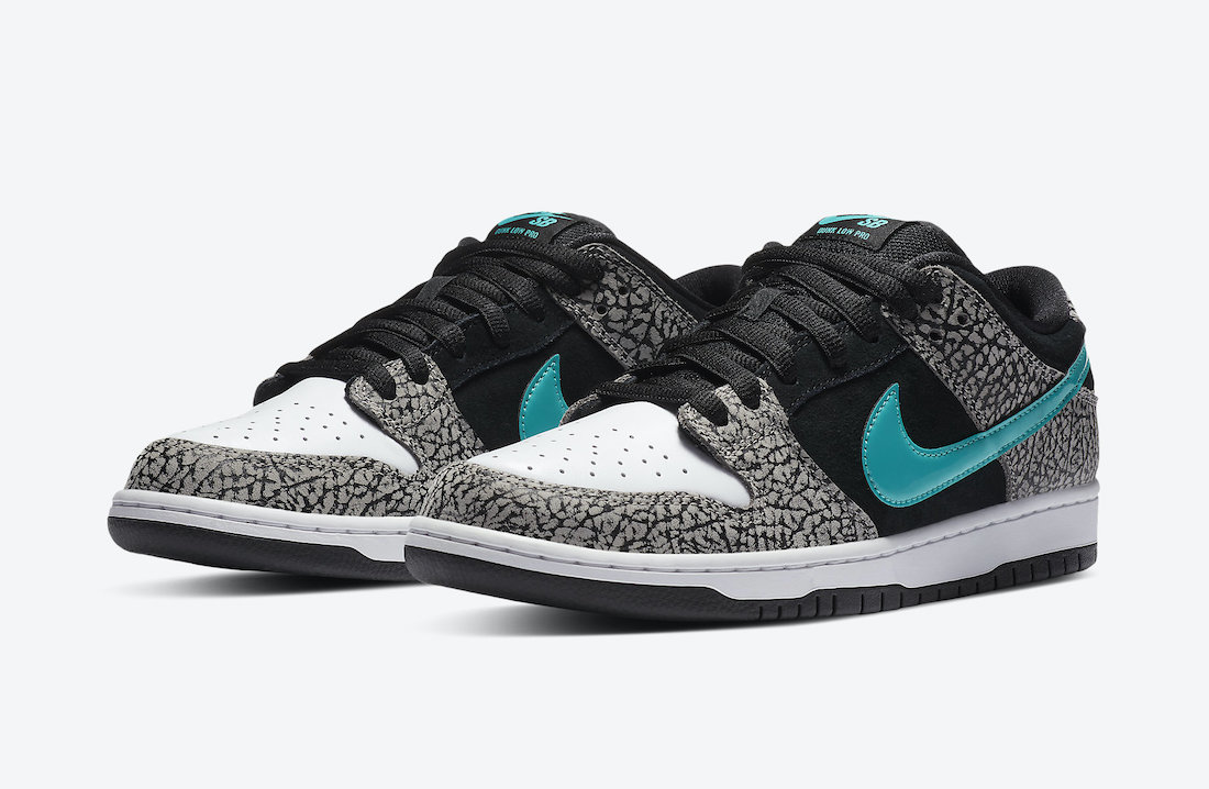  나이키 SB 덩크 로우 "클리어 제이드", "아트모스-엘리펀트"(NIKE SB DUNK LOW "CLEAR JADE", "ATMOS-ELEPHANT") 발매 정보, 라플 링크