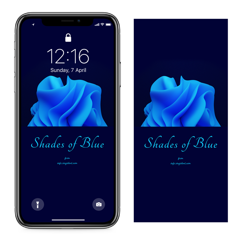 07 파란색 오브젝트 다크 C - Shades of Blue 파란색배경화면