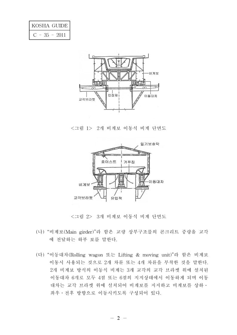  [건설공사 안전비법]_교량공사의 이동식 비계공법(MSS) 안전작업지침