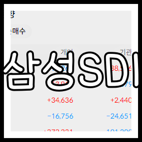 삼성SDI 배당금