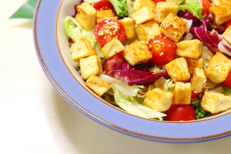 오리엔탈 드레싱 만들기 간단한 두부요리 두부샐러드 만드는 법 25