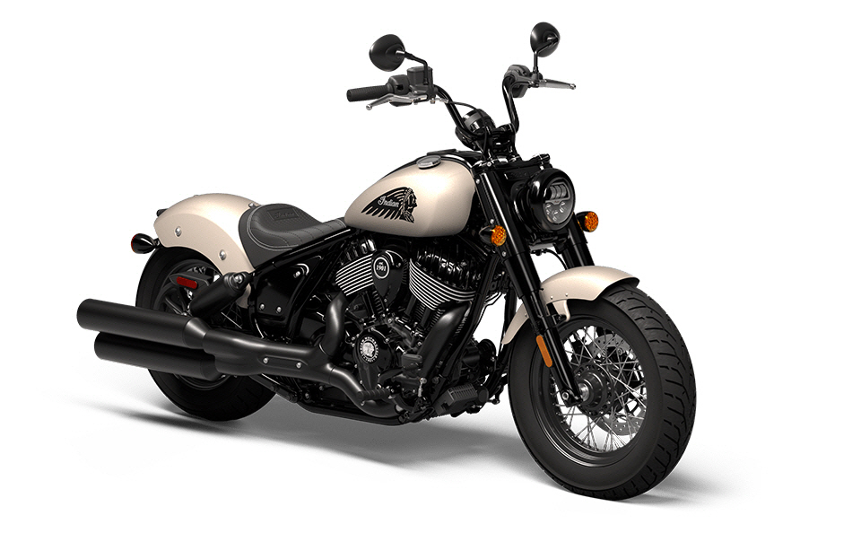 chief bobber dark horse-silver quartz smoke