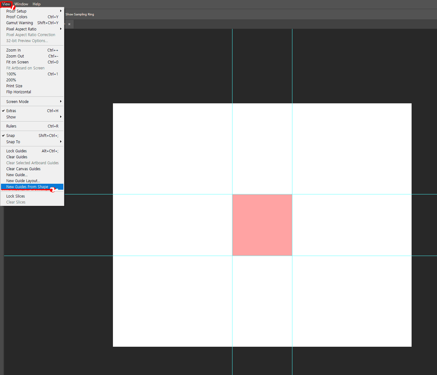 photoshop-view-new-guides-from-shapes