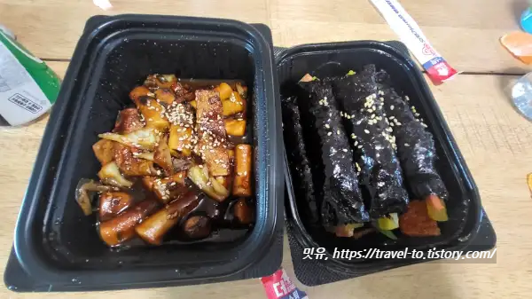 오산세교-33떡볶이-꼬마김밥-포장