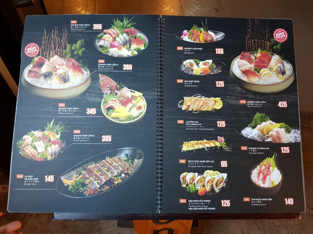 호치민 빈탄군 스시 전문점 Miya Sushi 메뉴(3)