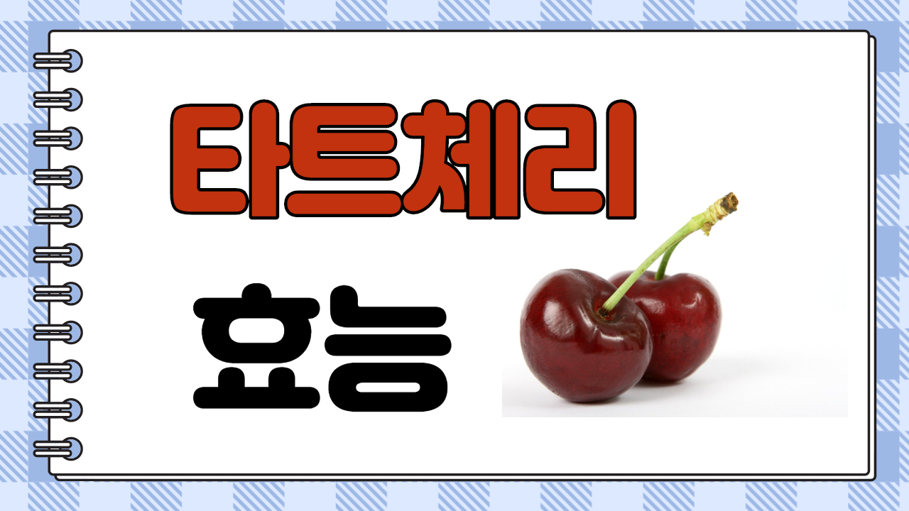  타트체리 효능