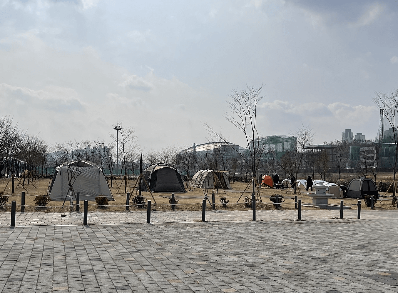 안양천 캠핑존