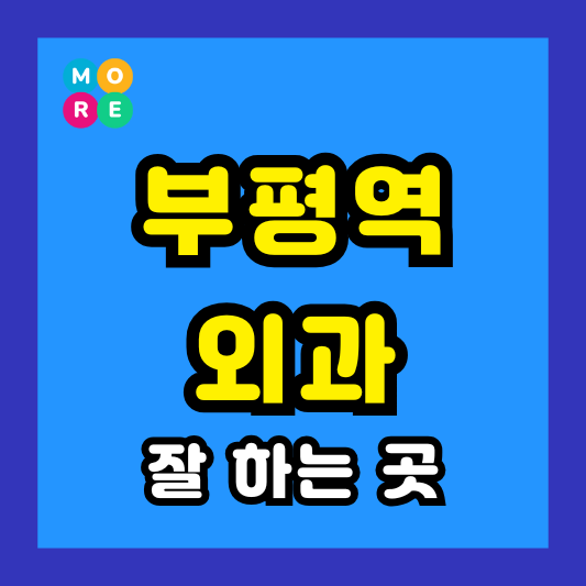 부평역 외과 후기 좋고 수술 잘하는 전문의원 병원 TOP 3곳 추천
