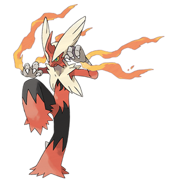  [포켓몬도감]  No. 257 메가번치코 Blaziken #257 Mega Blaziken