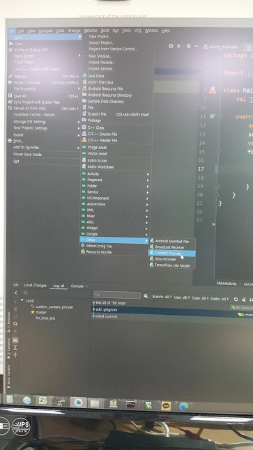  Custom ContentPrivider 만들기 -1