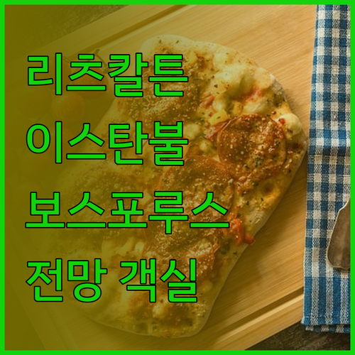 리츠칼튼 이스탄불의 보스포루스 전망