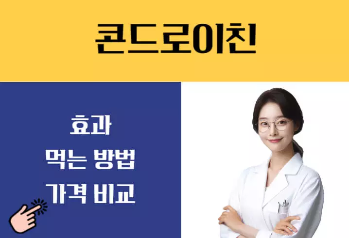 콘드로이친 효능과 1200mg 가격비교