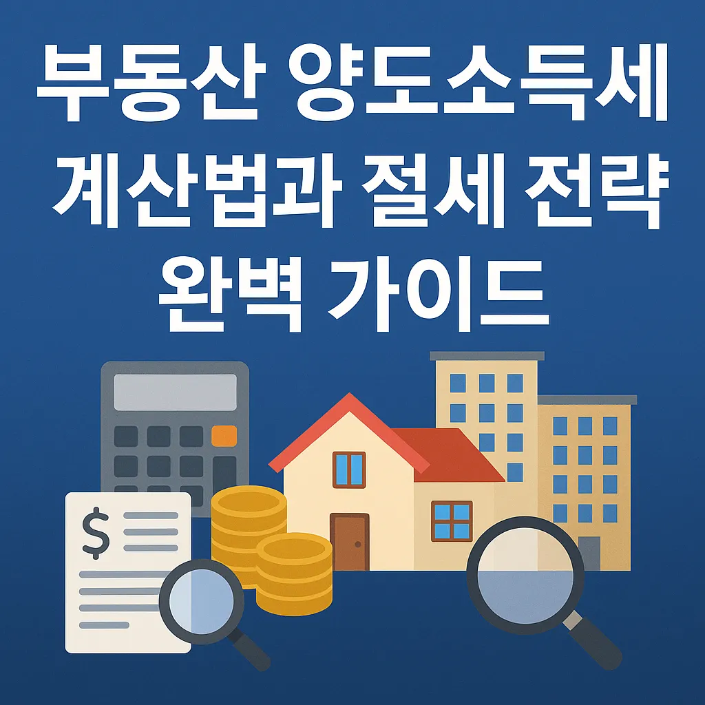 부동산 양도소득세 계산법