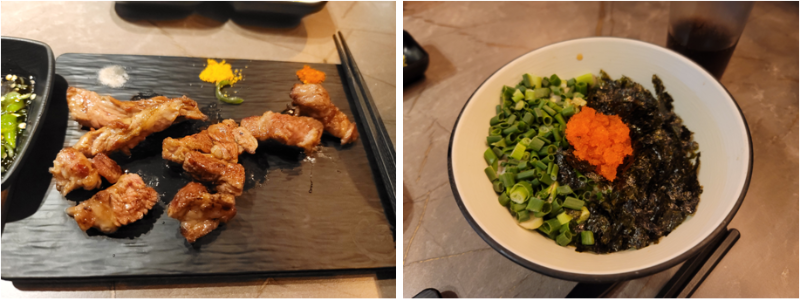 양갈비와 양원고명밥