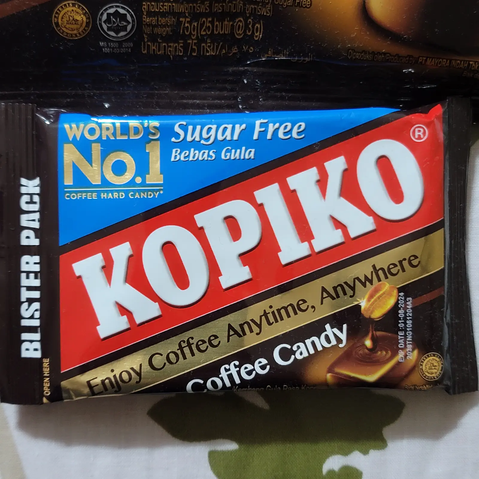 코피코-무설탕-커피사탕-블리스터팩