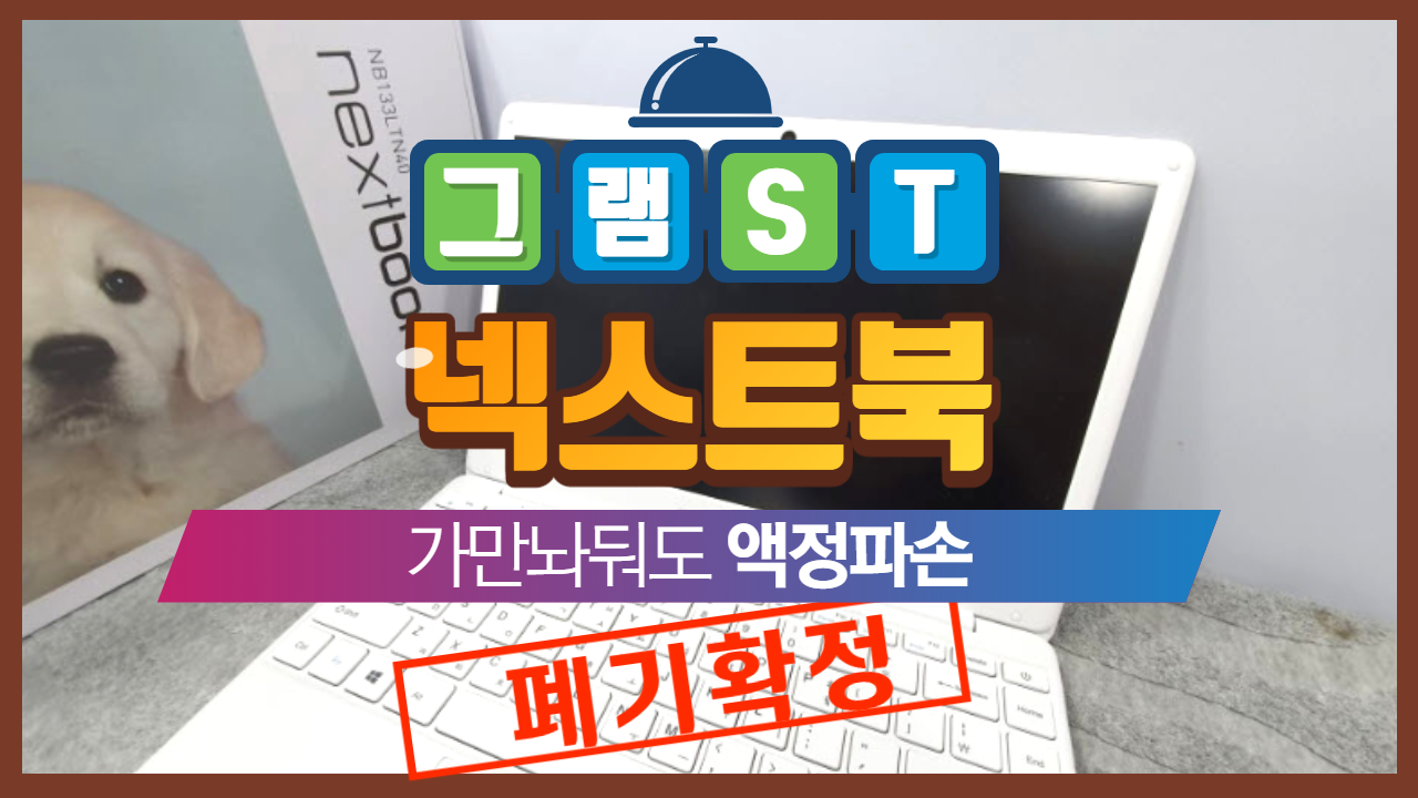  넥스트북 그램st NB133LTN40 SSD512G 4개월만에 사망 구매 사용기 #1/2