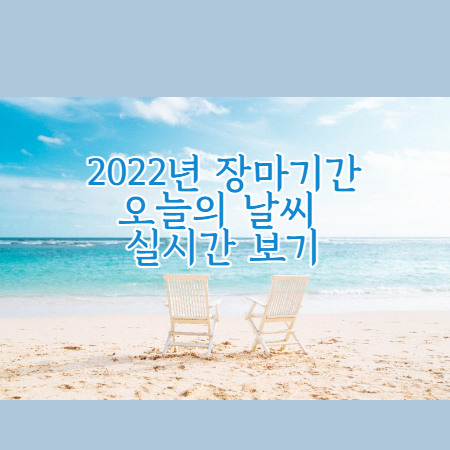 2022년 장마기간