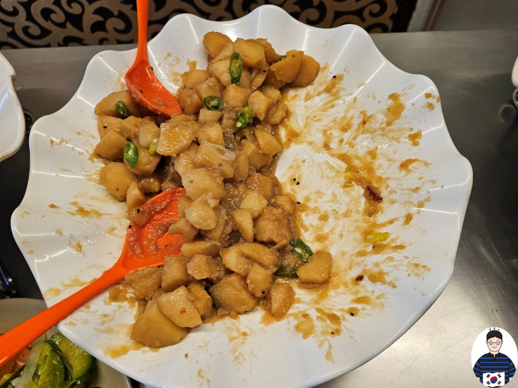 춘천 소양강 한식 - 감자 조림