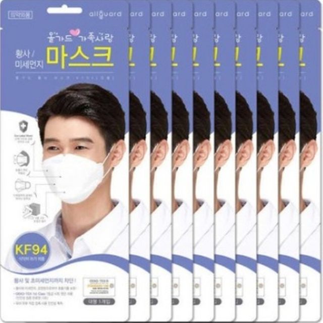  [무료배송/한정/개당609원] 올가드 오리지널 KF94 100매 대형 화이트70%60,900원할인200,000원