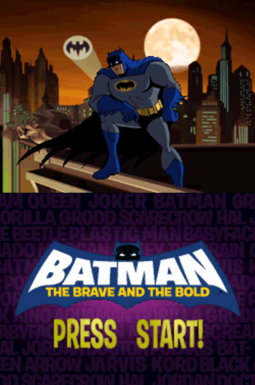  (NDS / USA) Batman The Brave and the Bold The Videogame - 닌텐도 DS 북미판 게임 롬파일 다운로드
