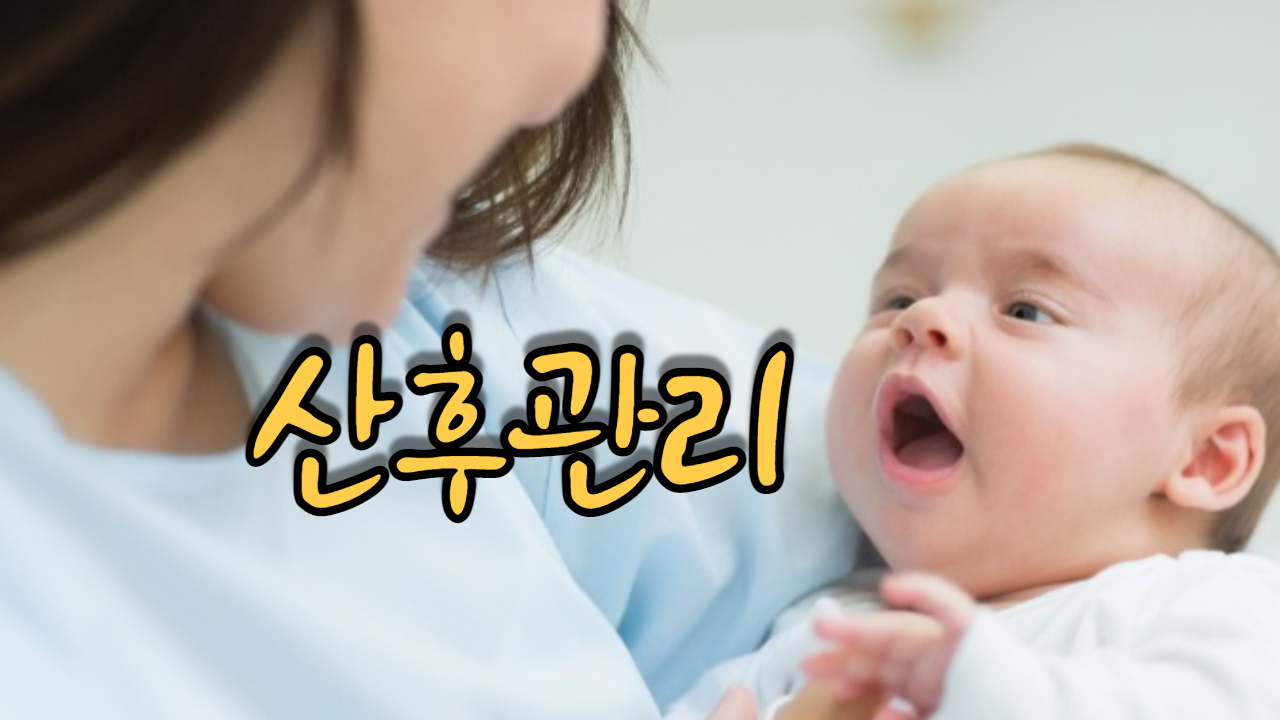  산후 관리