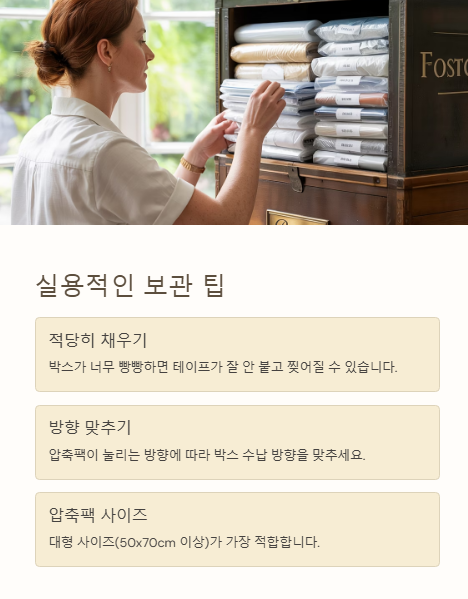 실용적인 보관 팁