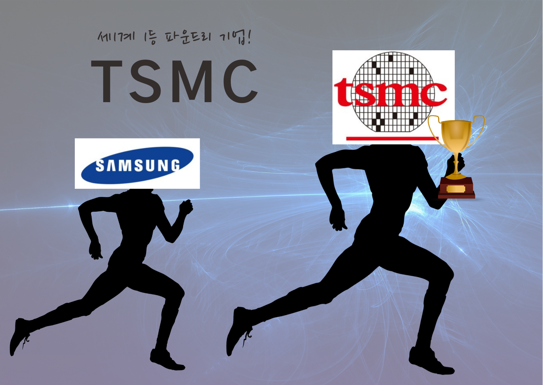 TSMC와 삼성과의 격차


