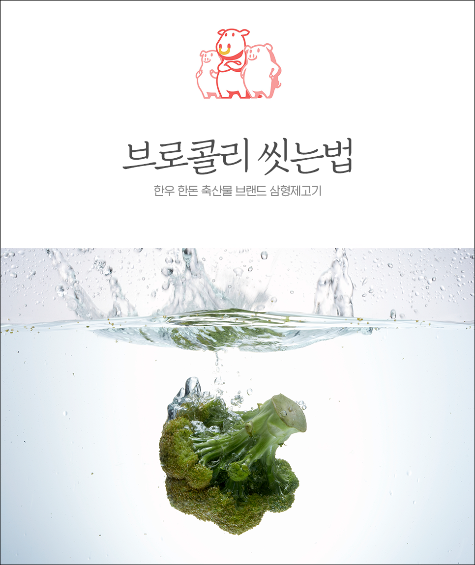  브로콜리 씻는법! 올바른 세척법은 뒤집어서