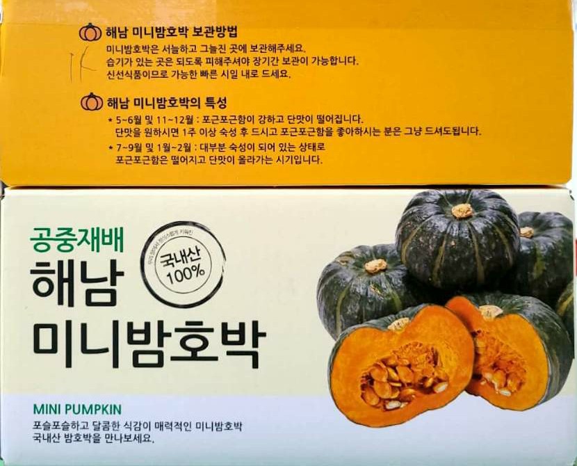 미니 호박 전자레인지에 딱! 반반