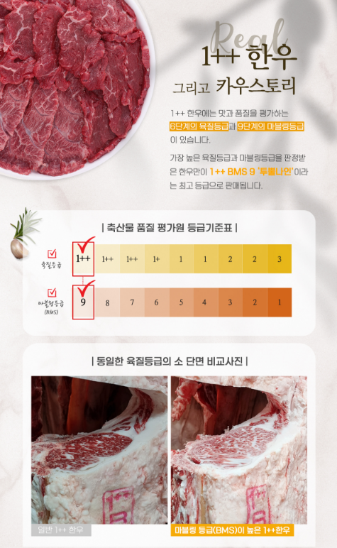 카우스토리 고기 품질