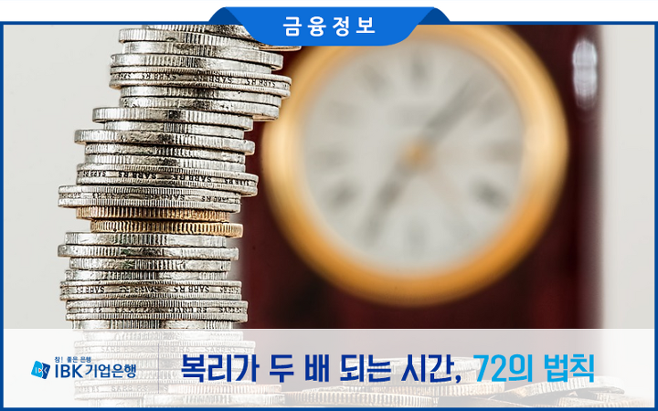  72의 법칙 (복리수익율)