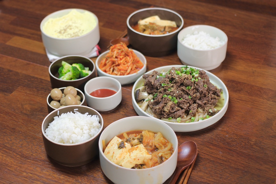 봄방학, 콩나물밥, 소불고기, 10