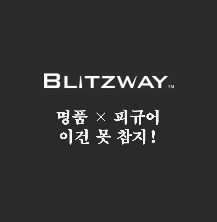  [블리츠웨이 1편] 피규어도 명품이 있다.