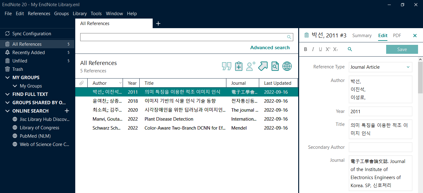 elife endnote format