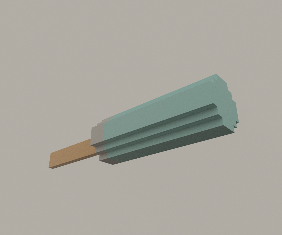 #복셀아트 #Voxel #Voxelart #마인크래프트 #마크 #마크블럭 #아이스크림 #캔디바