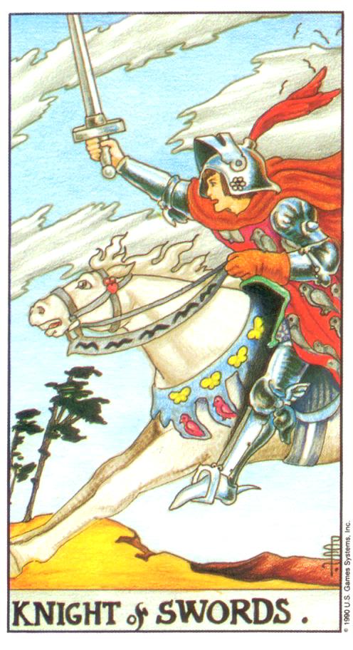  [마이너/소드/정방향] Knight of Swords (소드 기사) 해석/풀이/키워드/정리