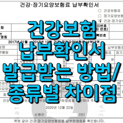 국민 건강 보험 납부 확인 서 발급 받는 방법 받기 인터넷 팩스 용도 종류 차이 점 온라인 사업자 팩스 고객센터 공단 전화번호 개인별 연말정산 용 종합 소득세 신고 장기 요양 월별 합산 직원 금액 서식 대출 신청