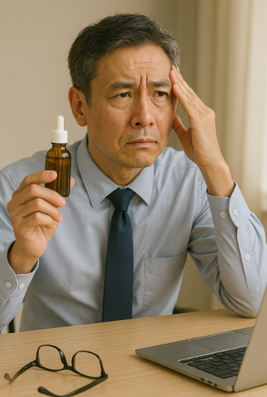 중년 직장인 피부관리 (황산화, 스트레스, 자외선) 사진