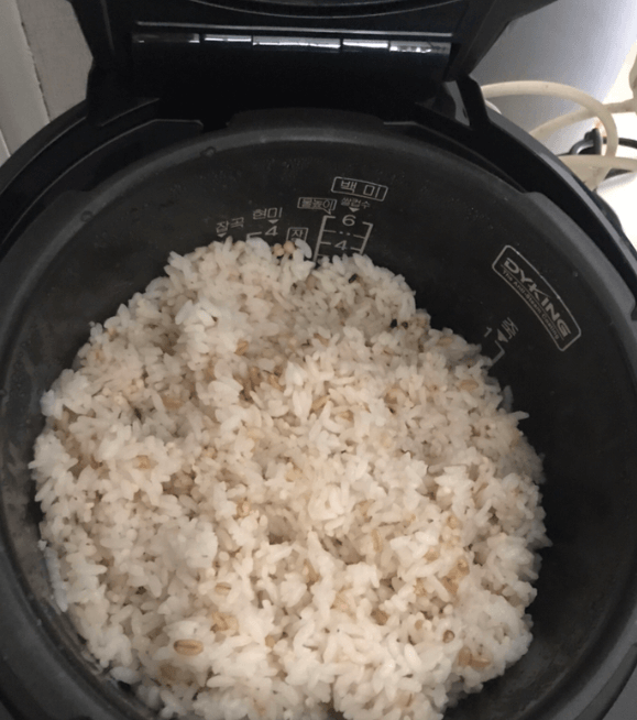 3중 포장으로 맛있게 지은 밥