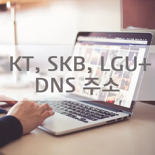  인터넷사업자 DNS IP주소 총정리 (KT, SKT, LG, 헬로비전, 구글, IBM  QUAD9 등)