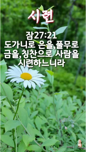 시련을 견디게 해주시는 말씀 모음 100선_29